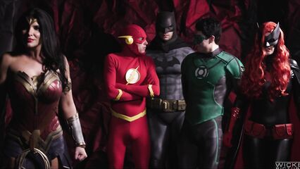 Лига Справедливости: Порно Пародия с русским переводом